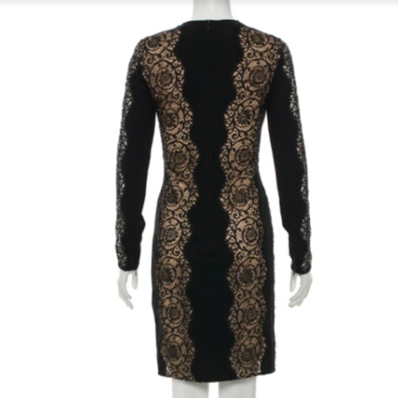 STELLA MCCARTNEY Lace Knee-Length Dress, Size: S - Picture 4 of 7